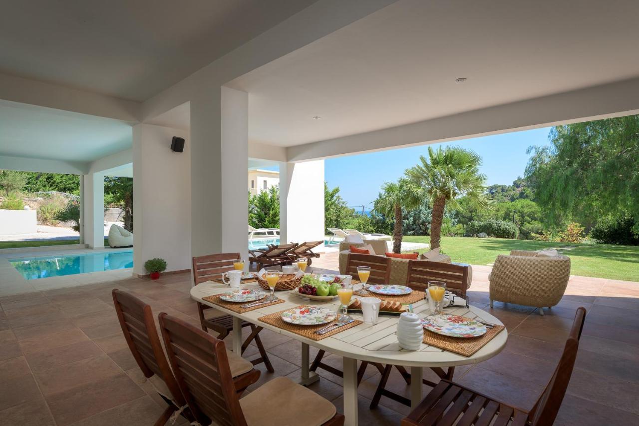 Ixian Hilltop Villa Ialysos  Ngoại thất bức ảnh