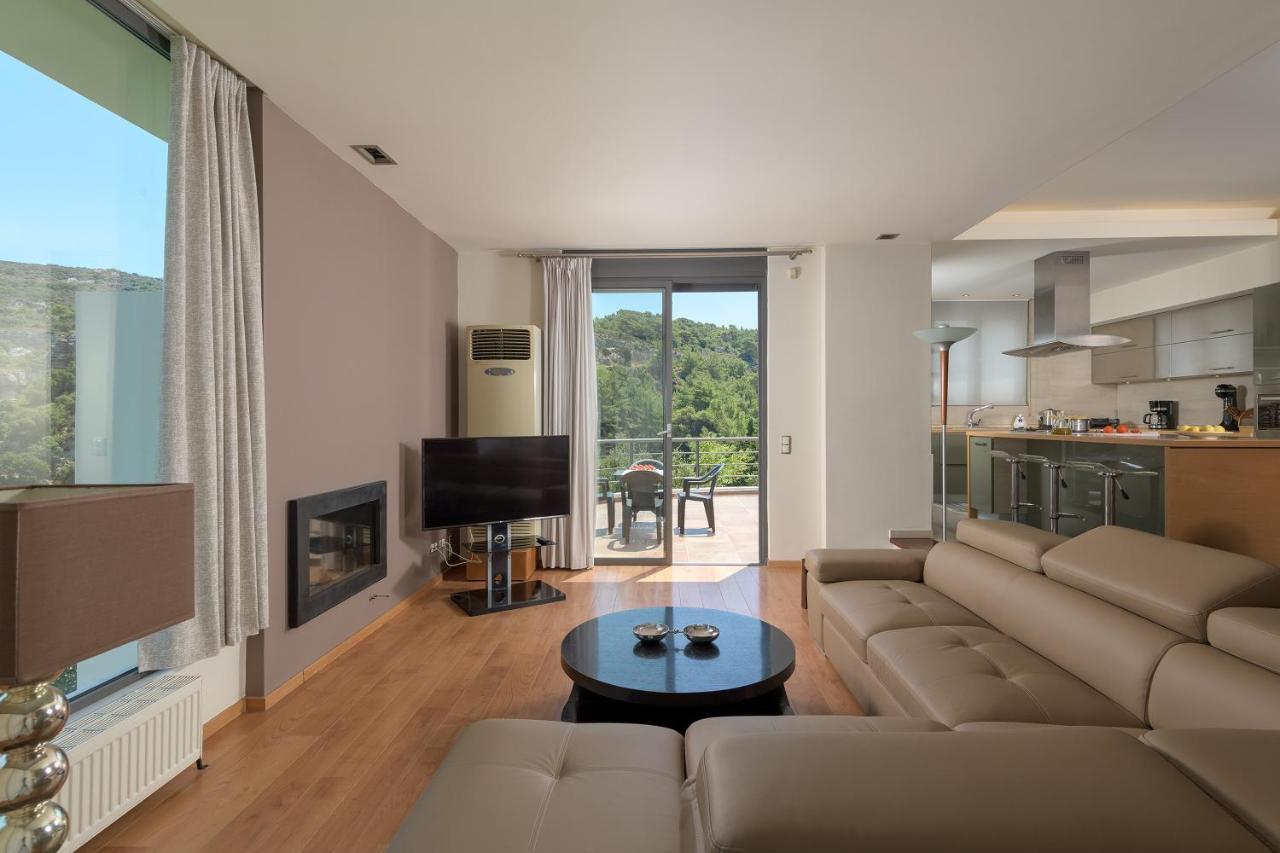 Ixian Hilltop Villa Ialysos  Ngoại thất bức ảnh