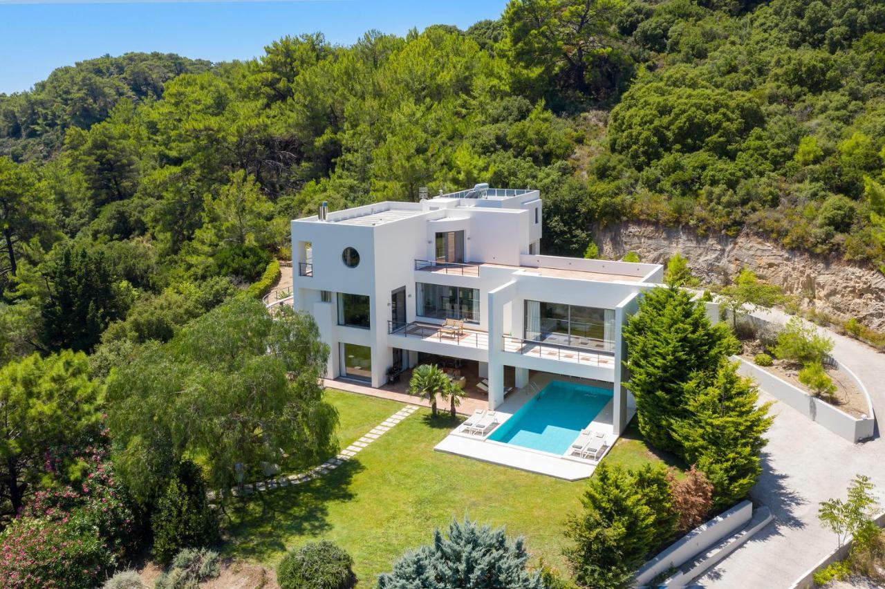 Ixian Hilltop Villa Ialysos  Ngoại thất bức ảnh