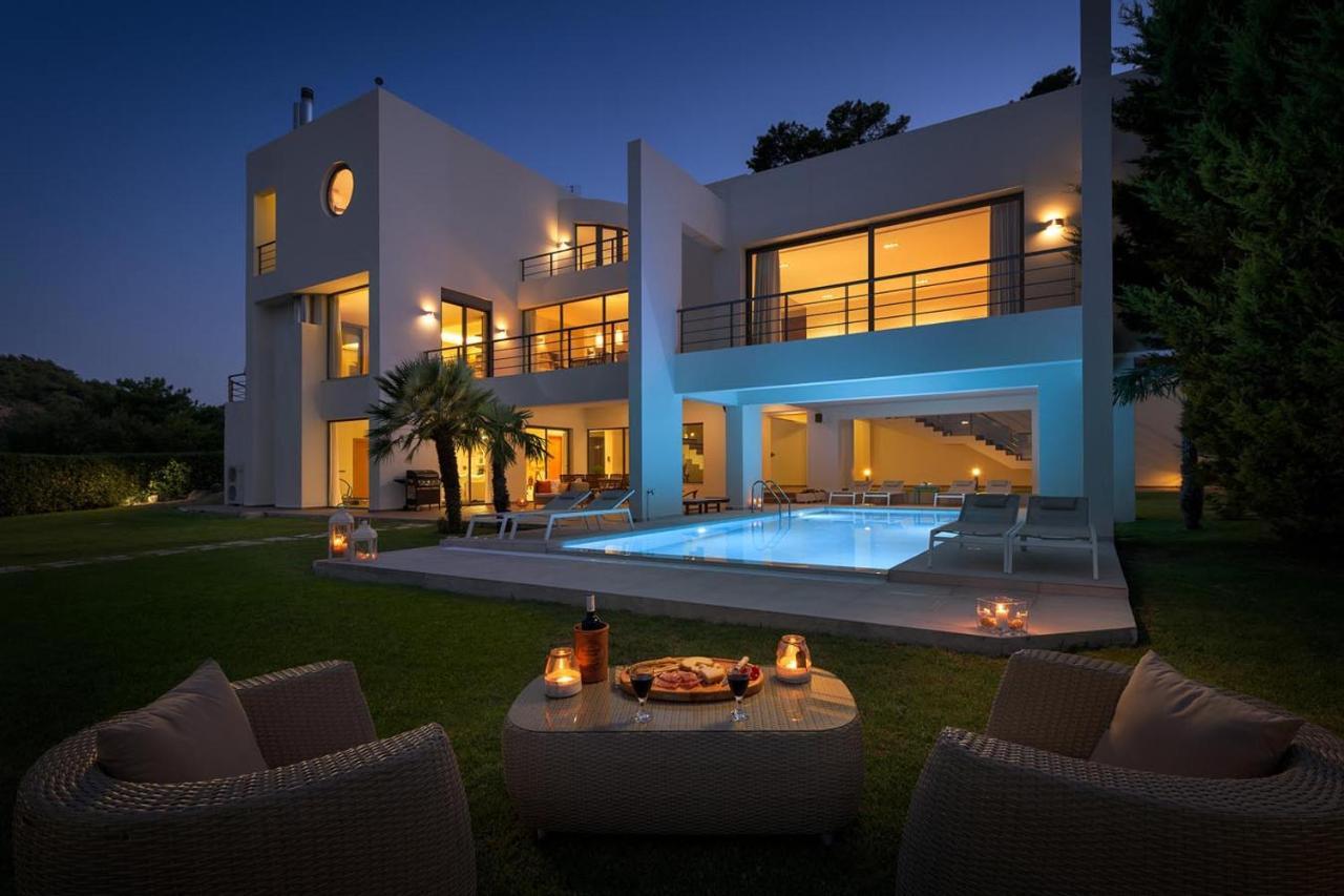 Ixian Hilltop Villa Ialysos  Ngoại thất bức ảnh